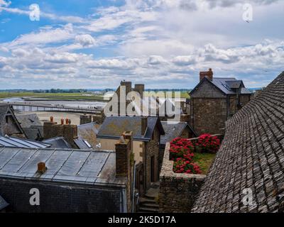 Impressions au Mont Saint-Michel, Normandie, France Banque D'Images
