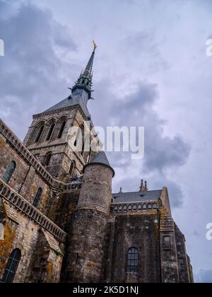 Impressions au Mont Saint-Michel, Normandie, France Banque D'Images