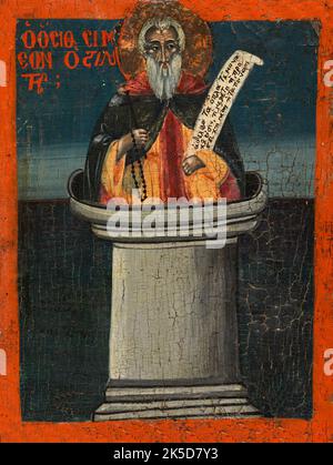 Saint Simeon le Stylite, 1807. Banque D'Images