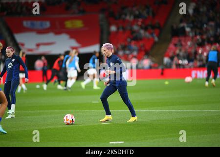 Londres, Royaume-Uni. 07th octobre 2022. Stade Wembley pendant le match amical entre l'Angleterre et les Etats-Unis au stade Wembley à Londres, Angleterre (Pedro Soares/SPP) crédit: SPP Sport Press photo. /Alamy Live News Banque D'Images