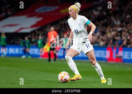 Londres, Royaume-Uni. 07th octobre 2022. Chloe Kelly (11 Angleterre) en action pendant le match amical entre l'Angleterre et les États-Unis au stade Wembley à Londres, en Angleterre. (Liam Asman/SPP) crédit: SPP Sport presse photo. /Alamy Live News Banque D'Images