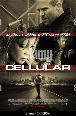 JASON STATHAM, Kim Basinger, William H. Macy, CHRIS EVANS, cellulaires, 2004 Banque D'Images