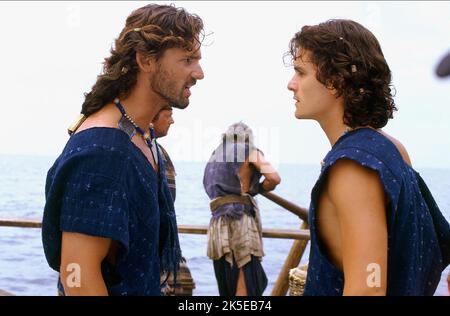 ERIC BANA, Orlando Bloom, Troy, 2004 Banque D'Images