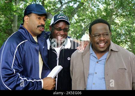 STEVE HARVEY, CHRISTOPHER ERSKIN, Cedric the Entertainer, JOHNSON FAMILY VACATION, 2004 Banque D'Images