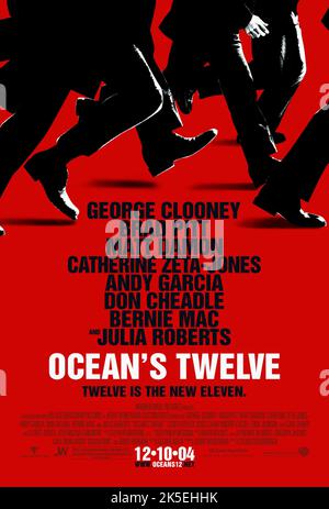 Affiche de film, OCEAN'S TWELVE, 2004 Banque D'Images