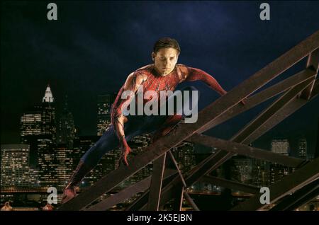 TOBEY MAGUIRE, SPIDER-MAN 2, 2004 Banque D'Images