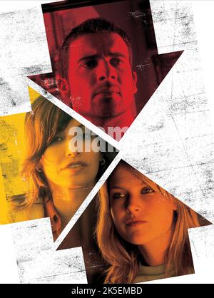 DOMINIC PURCELL, Gina Gershon, ali larter et trois voies, 2004 Banque D'Images