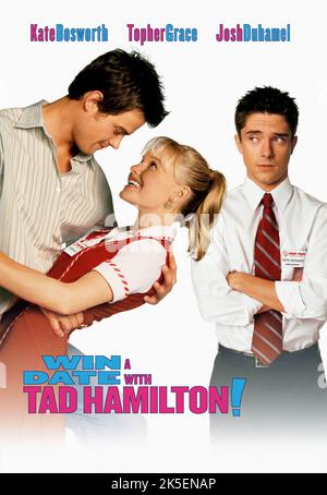 JOSH DUHAMEL, Kate Bosworth, Topher Grace, l'OEUVRE GAGNEZ UN JOUR AVEC TAD HAMILTON !, 2004 Banque D'Images