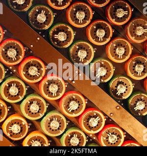 La New British Bombe, un dispositif électromécanique utilisé pour décoder la machine allemande Enigma. Calculé 17 576 variations possibles d'Enigma en 12 minutes Banque D'Images