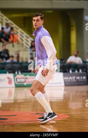 Athènes, Lombardie, Grèce. 6th octobre 2022. 11 MARIO HEZONJA du Real Madrid en action pendant le match de basket-ball EuroLeague de Turkish Airlines entre Panathinaikos Athènes BC et le Real Madrid à l'arène OAKA ALTION sur 6 octobre 2022 à Athènes, Grèce. (Image de crédit : © Stefanos Kyriazis/ZUMA Press Wire) Banque D'Images