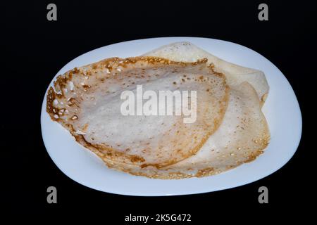 Gros plan image de Kerala petit déjeuner spécial Palappam ou Appam Banque D'Images