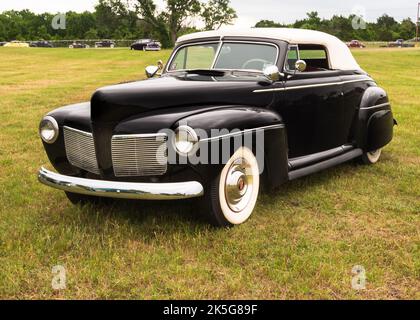 AUSTIN, TX/Etats-Unis - 17 avril 2015 : un salon de voiture 1941 Mercury, Lonestar Round Up. Banque D'Images