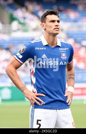 Kanagawa, Japon. 8th octobre 2022. Eduardo (F.Marinos) football : 2022 J1 match de ligue entre Yokohama FMarinos 2-0 Gamba Osaka au Nissan Stadium à Kanagawa, Japon . Credit: AFLO SPORT/Alay Live News Banque D'Images
