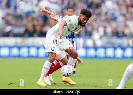 Kanagawa, Japon. 8th octobre 2022. Patric (Gamba) football : 2022 J1 match de ligue entre Yokohama FMarinos 2-0 Gamba Osaka au Nissan Stadium à Kanagawa, Japon . Credit: AFLO SPORT/Alay Live News Banque D'Images