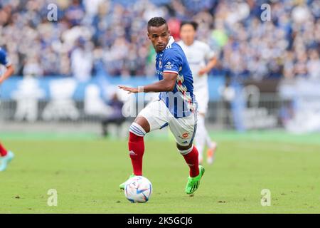 Kanagawa, Japon. 8th octobre 2022. Elber (F.Marinos) football : 2022 J1 match de ligue entre Yokohama FMarinos 2-0 Gamba Osaka au Nissan Stadium à Kanagawa, Japon . Credit: AFLO SPORT/Alay Live News Banque D'Images