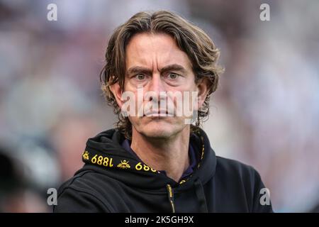 Newcastle, Royaume-Uni. 08th octobre 2022. Thomas Frank responsable de Brentford lors du match de la Premier League Newcastle United contre Brentford à St. James's Park, Newcastle, Royaume-Uni, 8th octobre 2022 (photo de Mark Cosgrove/News Images) à Newcastle, Royaume-Uni le 10/8/2022. (Photo de Mark Cosgrove/News Images/Sipa USA) crédit: SIPA USA/Alay Live News Banque D'Images