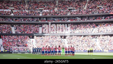 Madrid, Espagne. 08th octobre 2022. 08 octobre 2022; Civitas Metropolitano, Madrid, Espagne: La Liga Santander football, Atlético de Madrid vs Gérone 900/Cordo Press Credit: CORDO PRESS/Alay Live News Banque D'Images