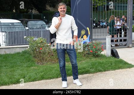 Rome, Italie. 08th octobre 2022. Beppe Convertini participe à l'événement tennis & Friends pour les journées de prévention organisées en collaboration avec la Polyclinique Gemelli du Foro Italico. Crédit : SOPA Images Limited/Alamy Live News Banque D'Images