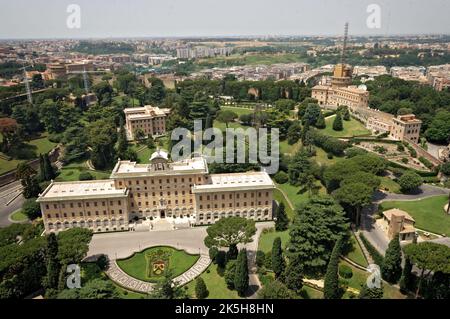 Palais du Gouverneur et jardins, Cité du Vatican Banque D'Images