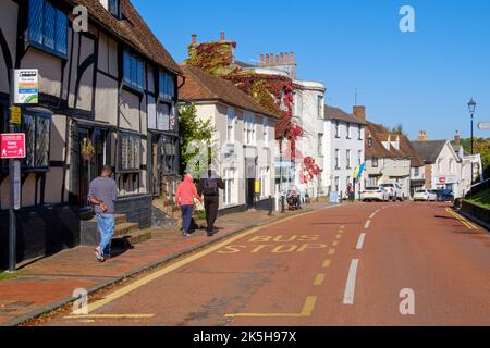 Robertsbridge High Street, East Sussex, Royaume-Uni Banque D'Images