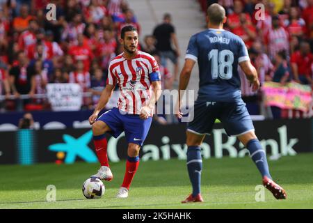 La Liga Match Day 8, au stade Metroòlitano Madrid, Sapin, Atletico de Madrid a remporté le match 2-1 contre le FC de Gérone Banque D'Images