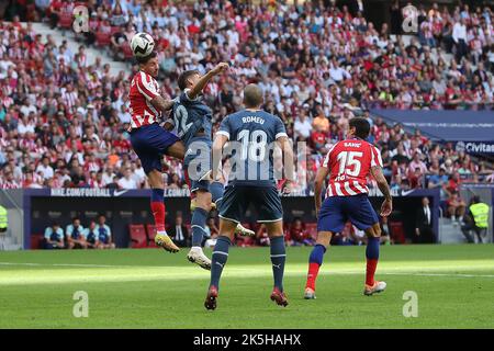 La Liga Match Day 8, au stade Metroòlitano Madrid, Sapin, Atletico de Madrid a remporté le match 2-1 contre le FC de Gérone Banque D'Images