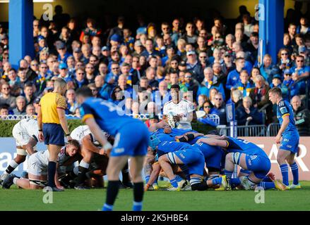 8th octobre 2022 ; Royal Dublin Society Arena, Dublin, Irlande ; United Rugby Championships, Leinster versus Cell C Sharks ; Banque D'Images