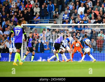 Brighton, Royaume-Uni. 08th octobre 2022. Lors du match de la Premier League entre Brighton & Hotetenham Albion et Tottenham Hotspur à l'Amex on 8 octobre 2022 à Brighton, en Angleterre. (Photo de Jeff Mood/phcimages.com) Credit: PHC Images/Alamy Live News Banque D'Images