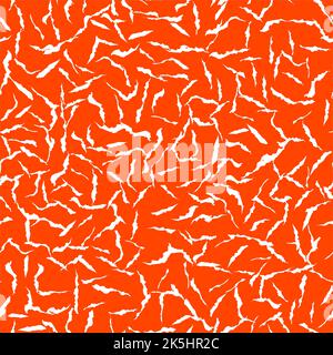 Motif sans couture fissuré. Arrière-plan abstrait des symboles de fissure. Fissures répétées sur fond rouge. Illustration vectorielle évolutive en EPS8. Illustration de Vecteur