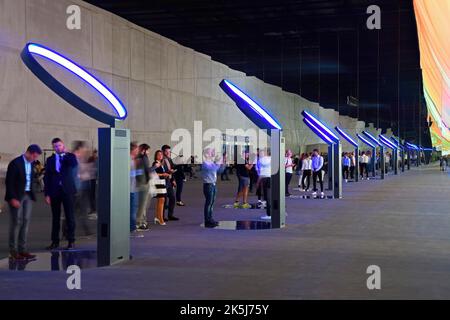 Salle d'exposition Samsung, internationale Funkausstellung IFA, 2017, Berlin, Allemagne Banque D'Images