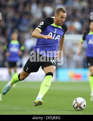 Brighton et Hove, Angleterre, 8th octobre 2022. Harry Kane de Tottenham Hotspur pendant le match de la Premier League au stade AMEX, Brighton et Hove. Le crédit photo devrait se lire: Paul Terry / Sportimage Banque D'Images