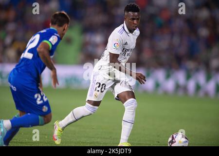 Madrid, Espagne. 08th octobre 2022. La Liga 08 octobre 2022; Stade Coliseo Alfonso Perez, Madrid, Espagne; hommes la Liga Santander, Getafe vs Real Madrid Vinicius 900/Cordin Press Credit: CORDIN PRESS/Alay Live News Banque D'Images