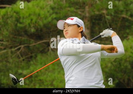 25 août 2022-Chuncheon, Corée du Sud-Jung se a été en action dans la salle 2th lors d'une Hanhwa Classic 2022 Round 1 au Jade Palace Golf Club de Chun Cheon, Corée du Sud. Banque D'Images