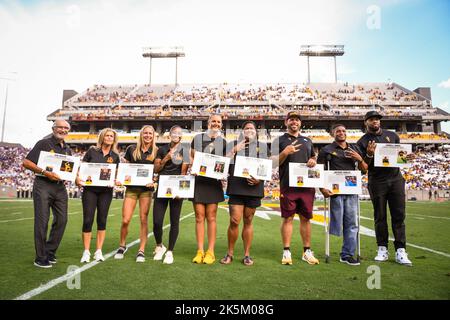 Don Bocchi, ancien de l'État d'Arizona, Charlie Turner Thorne, Caitlin Andrew, Briann January, Ann Nordqvist, Jessica Pressley, Ryan Whiting, Anthiny Robles, Banque D'Images