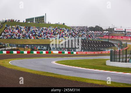 Circuit d'illustration, piste, spectateurs, fans lors du Grand Prix japonais de Formule 1 Honda 2022, 18th tour du Championnat du monde de Formule 1 de la FIA 2022 de 7 octobre à 9, 2022 sur le circuit international de Suzuka, à Suzuka, Préfecture de Mie, Japon - photo Antonin Vincent / DPPI Banque D'Images