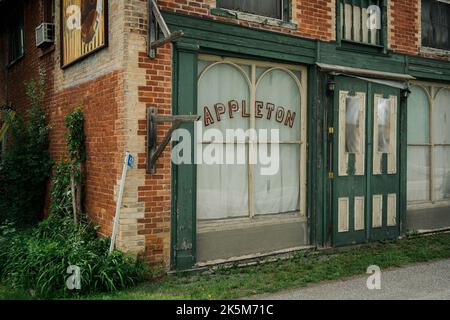 Ancien magasin, Appleton, Ontario, Canada Banque D'Images