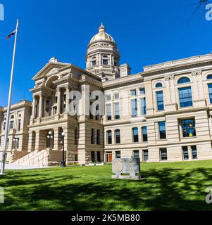 Bâtiment du Capitole de l'État du Wyoming, Cheyenne, Wyoming, États-Unis Banque D'Images