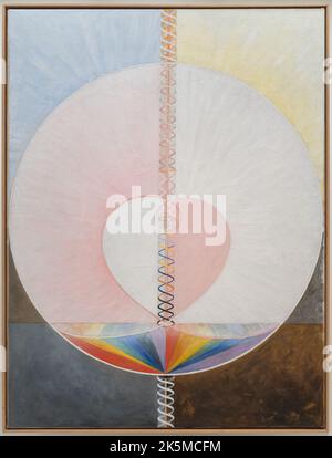 Hilma af Klint - Groupe IX/UW, N° 25, The Dove, N° 1, 1915 Banque D'Images