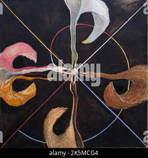 Hilma af Klint - Groupe IX SUW, le Swan n° 7 Banque D'Images