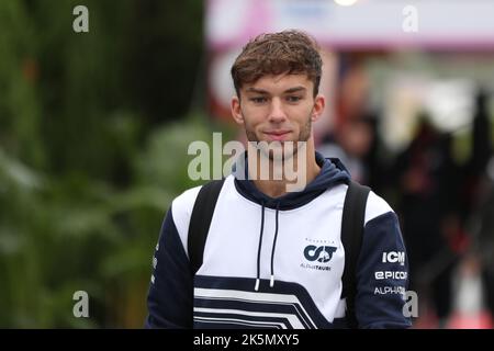 9th octobre 2022 ; circuit de Suzuka, Ino, ville de Suzuka, préfecture de Mie, Japon: FIA F1 Grand Prix du Japon, jour de course; Scuderia AlphaTauri, Pierre Gasly Banque D'Images