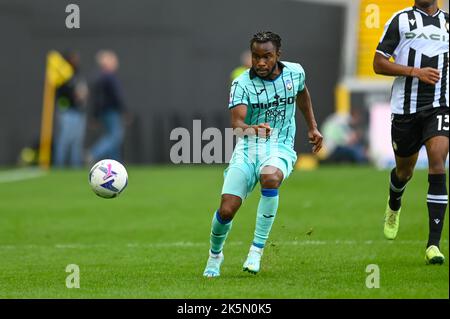 Ademola Lookman d'Atalanta en action pendant Udinese Calcio vs Atalanta BC, football italien série A match à Udine, Italie, 09 octobre 2022 Banque D'Images