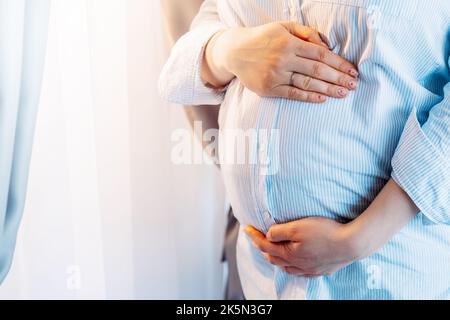 femme enceinte période de maternité enfant en attente Banque D'Images