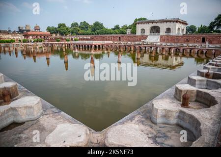 Jardins Shalimar (ou Shalamar), Lahore, Pakistan Banque D'Images