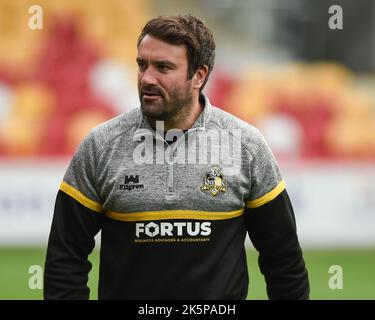 York, Angleterre -11th septembre 2022 - James Ford Head Coach of York Knights. Championnat de rugby Betfred, York City Knights vs Workington Town at LNER Community Stadium, York, Royaume-Uni Banque D'Images