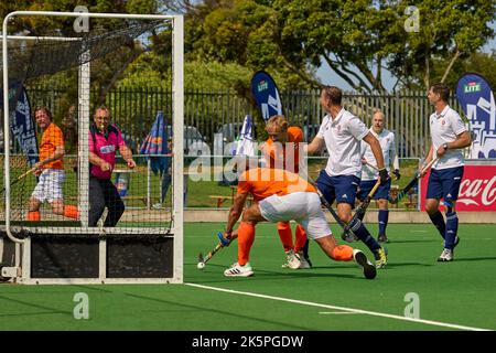 Le Cap, Afrique du Sud. 9th octobre 2022. 20221009 WorldHockeyMasters Day9 crédit: Mo Bassa/Alay Live News Banque D'Images