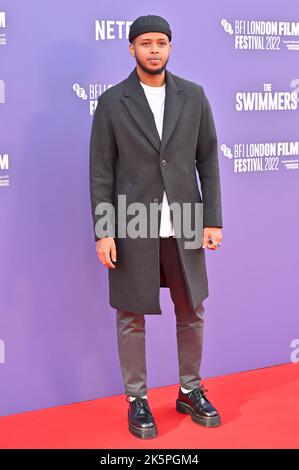 Elmi Rashid Elmi assiste à la première du BFI London film Festival’s 2022 du Royaume-Uni, le 9th octobre 2022, à la South Bank, Royal Festival Hall, Londres, Royaume-Uni. Banque D'Images