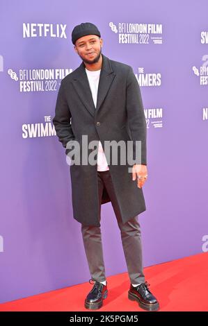 Elmi Rashid Elmi assiste à la première du BFI London film Festival’s 2022 du Royaume-Uni, le 9th octobre 2022, à la South Bank, Royal Festival Hall, Londres, Royaume-Uni. Banque D'Images