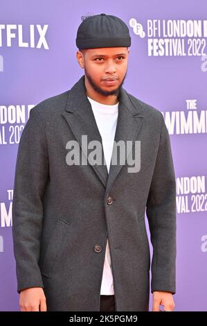 Elmi Rashid Elmi assiste à la première du BFI London film Festival’s 2022 du Royaume-Uni, le 9th octobre 2022, à la South Bank, Royal Festival Hall, Londres, Royaume-Uni. Banque D'Images