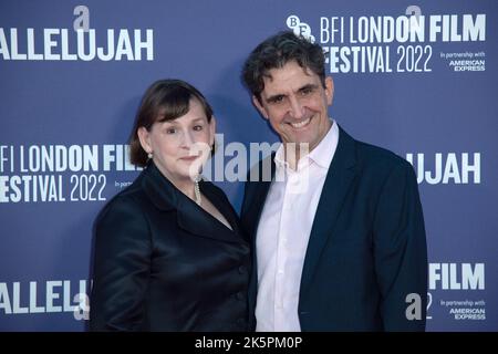 Heidi Thomas et Stephen McGann assistent à la première d'Allelujah dans le cadre du Festival du film BFI de Londres 66th à Paris, France sur 09 octobre 2022. Photo d'Aurore Marechal/ABACAPRESS.COM Banque D'Images