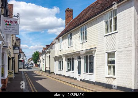 Bâtiments d'époque Church Street, Sawbridgeworth, Hertfordshire, Angleterre, Royaume-Uni Banque D'Images